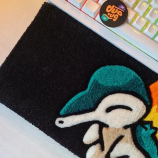 Cyndaquil Keyboard Rug