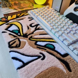 Majin Vegeta keyboard rug