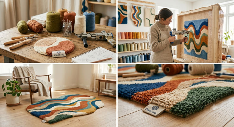 Custom Tufted Rugs in Pakistan and the US: How Pile & Loop Works